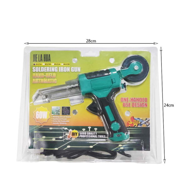 Jie La Hua 8523A Πιστόλι κολλητήρι συγκόλλησης 60W – Iron soldering kit
