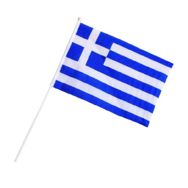 Ελληνική σημαία με πλαστικό κοντάρι 60cm - Greek flag