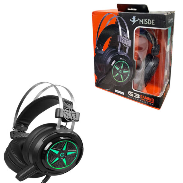 Misde G3 Gaming Ενσύρματα ακουστικά - Misde G3 Gaming portable headphones