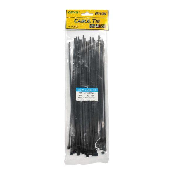 Chyqi Nylon Δεματικά Καλωδίων/ Ταϊράπ 3.6x250mm 40τμχ - Cable ties 40pcs