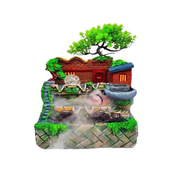 Διακοσμητικό Συντριβάνι Feng Shui - Resin craft bonsai running water ornament