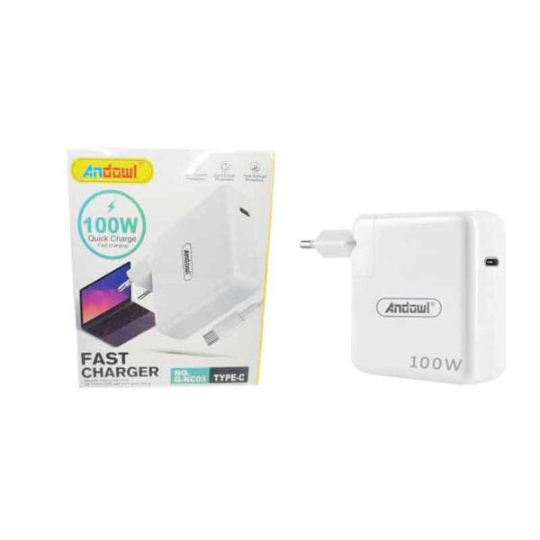 Andowl Universal φορτιστής ταχείας φόρτισης 100W Type-c Q-KC03 - Fast Charger