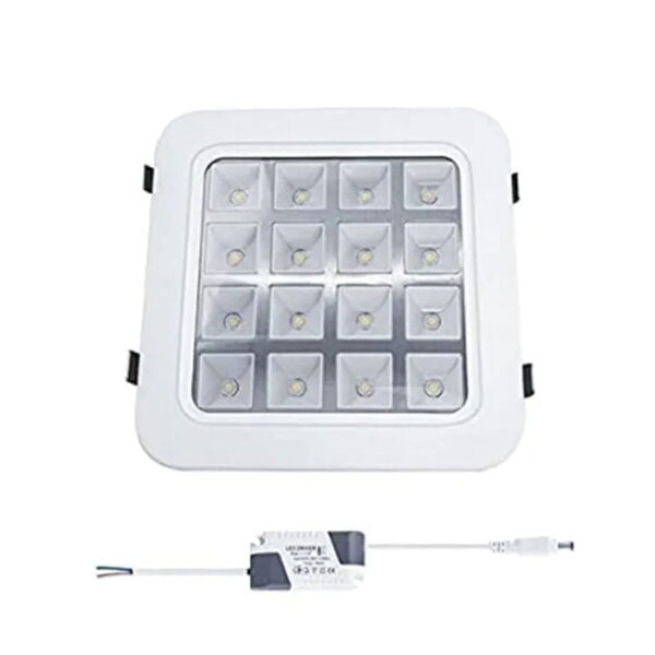 LED φωτιστικό οροφής 16W 220V - LED PANEL LIGHT SQUARE WARM WHITE