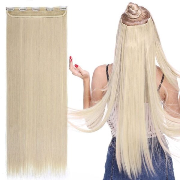 Τρέσα μαλλιών με κλιπς ξανθό 613# - Hair tapes