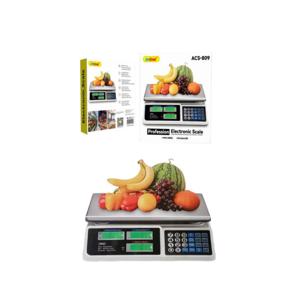Andowl Επαγγελματική Ψηφιακή Ζυγαριά ACS-809 - Electronic Scale