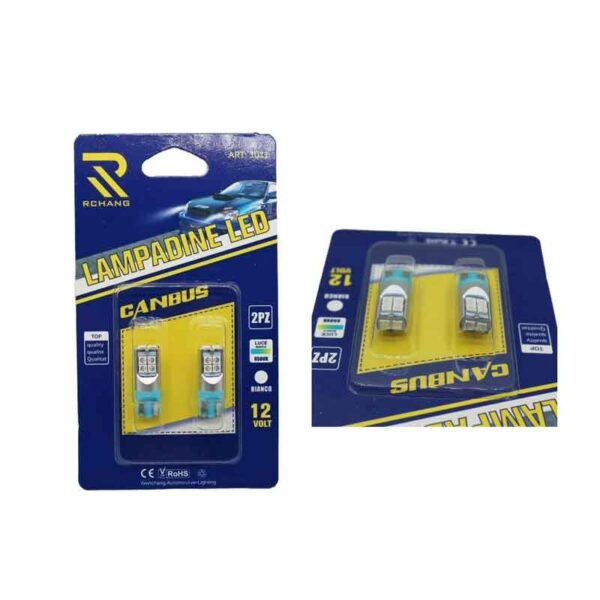 Rchang LED Φώτα αυτοκινήτου Canbus T10 Μπλε 12V - LED lamp