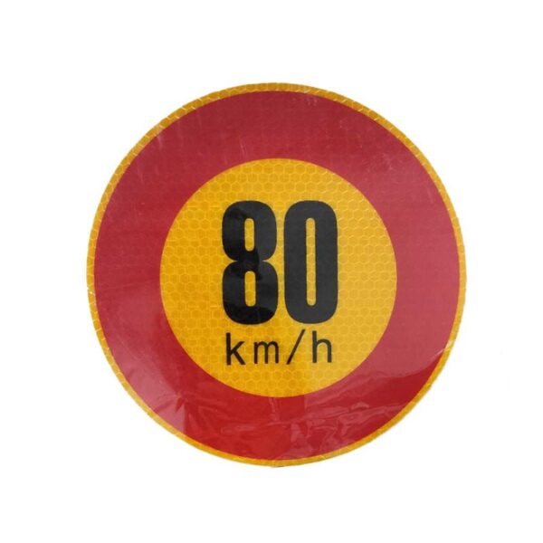 Αυτοκόλλητο Όριο Ταχύτητας 80 km/h - Sticker limit