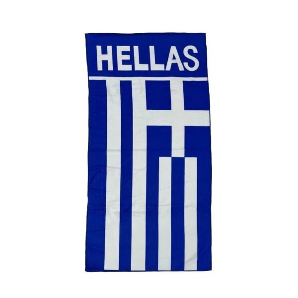 Πετσέτα θαλάσσης με την Ελληνική σημαία Hellas 140x70cm