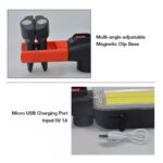 Επαναφορτιζόμενος Φακός Εργασίας 20W - 700 Lumen - Heave-Duty Worklight - Image 3