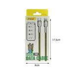 Andowl Καλώδιο δεδομένων Type-C σε Lighting 20W Q-SJ121D - Data Cable - Image 2