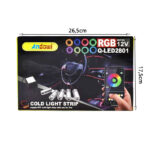 Andowl Διακοσμητικός Φωτισμός Αυτοκινήτου LED Q-LED2801 - Car Decorative Lighting with Color Control - Image 3