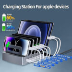 Andowl Σταθμός Γρήγορης Φόρτισης 6 Θέσεων Q-XW78 - Fast Charging Station - Image 3