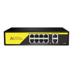 Andowl Q-JH08 Διακόπτης PoE δικτύου 10 θύρες 1000Μ - 10 Port smart switch POE network cable powered - Image 3