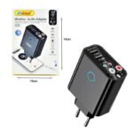 Andowl Ασύρματος Αναμεταδότης Ήχου Μπριζάκι Bluetooth K16 - Wireless Audio Adapter - Image 4