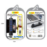 Andowl USB 3.0 Hub 8 Θυρών με σύνδεση USB-A & Θύρα Φόρτισης Q-HU300 - USB HUB - Image 2
