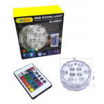 Andowl Φως Αδιάβροχο 10 LED RGB με Χειριστήριο Q-LED95 - LED RGB Diving Light - Image 3