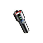Ισχυρός Φακός Χειρός Επαναφορτιζόμενος LED Laser Andowl Q-ST80 - Strong Light Flashlight - Image 2