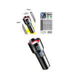 Ισχυρός Φακός Χειρός Επαναφορτιζόμενος LED Laser Andowl Q-ST80 - Strong Light Flashlight - Image 4