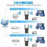 Andowl Q-W012 WiFi Extender Dual Band (2.4 & 5GHz) 1200Mbps με 2 Θύρες Ethernet - WiFi Range Extender/ Repeater/ Router - Image 4