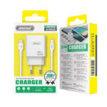 Andowl Φορτιστής με καλώδιο Type-C σε Lightning & θύρα USB-A 25W Q-PD99 - Charger