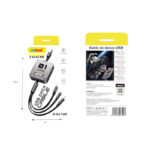 Andowl Kαλώδιο 3 σε 1 Type-C, Lightning & Micro 100W Q-SJ100 - USB Data Cable - Image 2