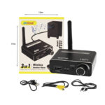 Andowl Bluetooth 5.0 Receiver με θύρα εξόδου USB Q-T231 - 3in1 Wireless Receiver Player - Image 3
