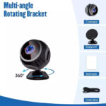 Andowl Κρυφή Κάμερα WiFi 1080p με Υποδοχή για Κάρτα Μνήμης και Ανιχνευτή Κίνησης Q-S710 - Mini WIFI USB IP Camera - Image 14