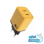 Andowl Φορτιστής Χωρίς Καλώδιο με 2 Θύρες USB-C 48W 8MAX - Fast charger - Image 2