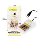 Andowl Φορτιστής μπαταρίας Ni-MH Μεγέθους AA/AAA Q-CD100  - Battery charger - Image 2