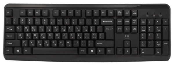 NG ΠΛΗΚΤΡΟΛΟΓΙΟ KB301GR USB BLACK