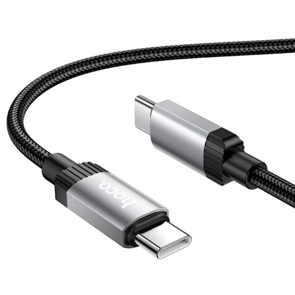 HOCO X117 STAR ΚΑΛΩΔΙΟ ΦΟΡΙΣΗΣ ΚΑΙ ΔΕΔΟΜΕΝΩΝ 60W TYPE-C, 1M, ΜΑΥΡΟ