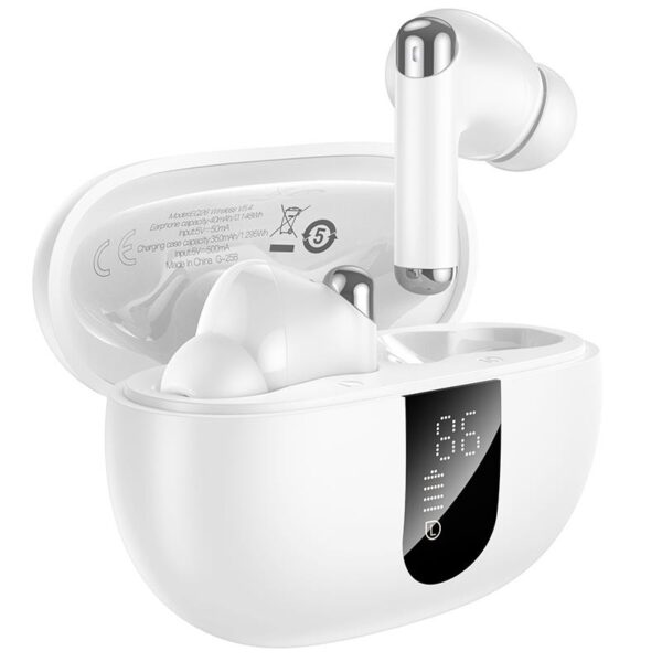 HOCO EQ26 NICE TRUE WIRELESS ANC+ENC HEADSET, ΛΕΥΚΑ