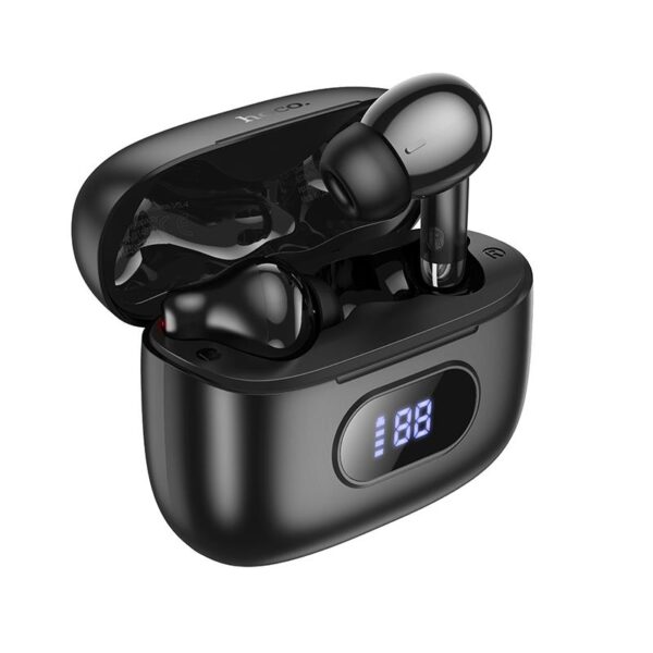 HOCO EQ2 PLUS TRUE WIRELESS BLUETOOTH ΑΚΟΥΣΤΙΚΑ, ΜΑΥΡΑ