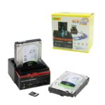 Andowl AN-Q-HD50 Docking Station για 2 Σκληρούς Δίσκους SATA 2.5" / 3.5" με σύνδεση USB 2.0 - All in 1 Multi-function HDD Docking