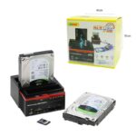 Andowl AN-Q-HD50 Docking Station για 2 Σκληρούς Δίσκους SATA 2.5" / 3.5" με σύνδεση USB 2.0 - All in 1 Multi-function HDD Docking - Image 6