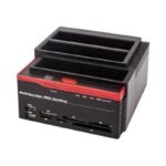 Andowl AN-Q-HD50 Docking Station για 2 Σκληρούς Δίσκους SATA 2.5" / 3.5" με σύνδεση USB 2.0 - All in 1 Multi-function HDD Docking - Image 2