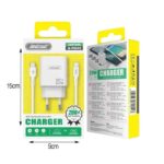 Andowl Φορτιστής με Θύρα USB-C και Καλώδιο USB-C και Lightning 25W Q-PD99- Charger - Image 2