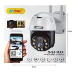 Andowl Q-S4 Max IP Κάμερα Παρακολούθησης Wi-Fi 3MP Full HD+ Αδιάβροχη με Μικρόφωνο - Panoramic Camera - Image 3