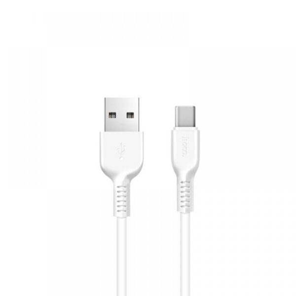 HOCO X20 FLASH ΚΑΛΩΔΙΟ TYPE-C ΦΟΡΤΙΣΗΣ & DATA 2m, WHITE