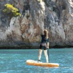 Φουσκωτή Κυματοσανίδα Paddle Surf 2 σε 1 με Κάθισμα και Αξεσουάρ InnovaGoods Πορτοκαλί 10'5" 320 cm (Ανακαινισμenα D) - Image 5