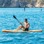 Φουσκωτή Κυματοσανίδα Paddle Surf 2 σε 1 με Κάθισμα και Αξεσουάρ InnovaGoods Πορτοκαλί 10'5" 320 cm (Ανακαινισμenα D) - Image 66