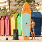 Φουσκωτή Κυματοσανίδα Paddle Surf 2 σε 1 με Κάθισμα και Αξεσουάρ InnovaGoods Πορτοκαλί 10'5" 320 cm (Ανακαινισμenα D) - Image 64