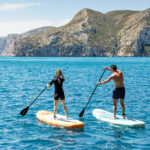 Φουσκωτή Κυματοσανίδα Paddle Surf 2 σε 1 με Κάθισμα και Αξεσουάρ InnovaGoods Πορτοκαλί 10'5" 320 cm (Ανακαινισμenα D) - Image 55