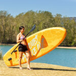 Φουσκωτή Κυματοσανίδα Paddle Surf 2 σε 1 με Κάθισμα και Αξεσουάρ InnovaGoods Πορτοκαλί 10'5" 320 cm (Ανακαινισμenα D) - Image 53