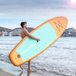 Φουσκωτή Κυματοσανίδα Paddle Surf 2 σε 1 με Κάθισμα και Αξεσουάρ InnovaGoods Πορτοκαλί 10'5" 320 cm (Ανακαινισμenα D) - Image 49