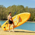 Φουσκωτή Κυματοσανίδα Paddle Surf 2 σε 1 με Κάθισμα και Αξεσουάρ InnovaGoods Πορτοκαλί 10'5" 320 cm (Ανακαινισμenα D) - Image 24