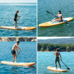 Φουσκωτή Κυματοσανίδα Paddle Surf 2 σε 1 με Κάθισμα και Αξεσουάρ InnovaGoods Πορτοκαλί 10'5" 320 cm (Ανακαινισμenα D) - Image 15