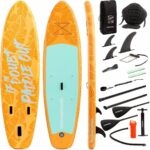 Φουσκωτή Κυματοσανίδα Paddle Surf 2 σε 1 με Κάθισμα και Αξεσουάρ InnovaGoods Πορτοκαλί 10'5" 320 cm (Ανακαινισμenα D) - Image 42