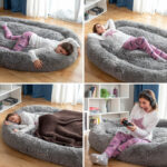 Κρεβάτι Σκύλου για Ανθρώπους | Human Dog Bed XXL InnovaGoods Grey - Image 17