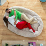 Κρεβάτι Σκύλου για Ανθρώπους | Human Dog Bed XXL InnovaGoods Beige - Image 15